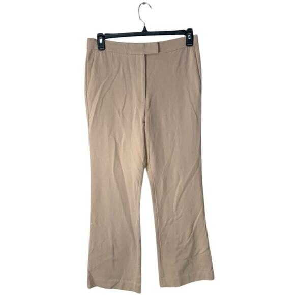 Ann Taylor Chino Pants Women 8 Flat Front Stretch Performance Golf Golfer Preppy - Picture 1 of 9